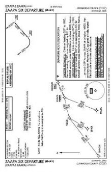 ZAAPA SIX (RNAV) chart preview