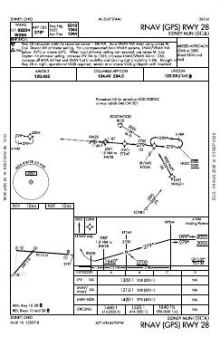 RNAV (GPS) RWY 28 chart preview