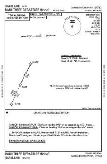 BARII THREE (RNAV) chart preview