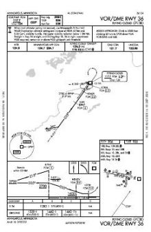 VOR/DME RWY 36 chart preview
