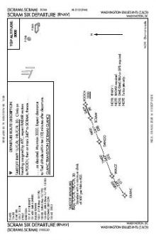 SCRAM SIX (RNAV) chart preview