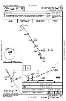 RNAV (GPS) RWY 33 chart preview