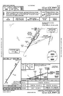 ILS OR LOC RWY 22 chart preview