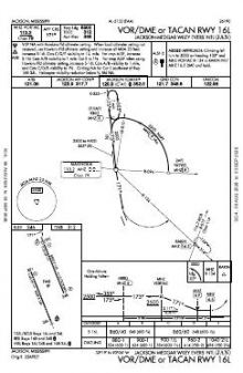 VOR/DME OR TACAN RWY 16L chart preview