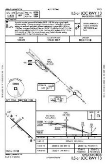 ILS OR LOC RWY 13 chart preview
