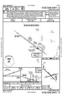 VOR/DME RWY 13 chart preview