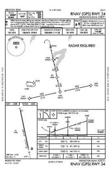 RNAV (GPS) RWY 34 chart preview