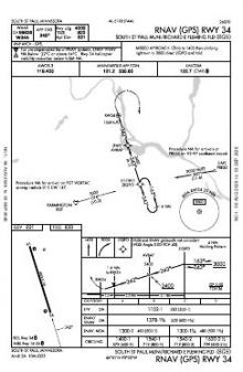 RNAV (GPS) RWY 34 chart preview