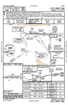 LOC RWY 26L chart preview
