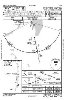 VOR/DME RWY 36 chart preview