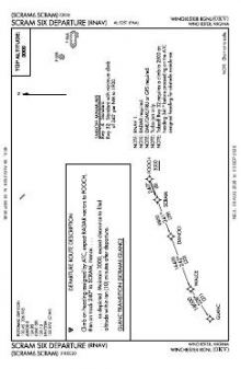 SCRAM SIX (RNAV) chart preview