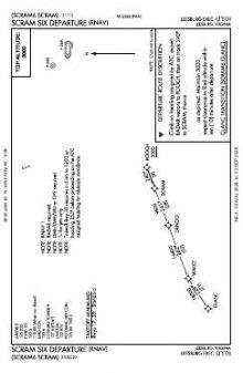 SCRAM SIX (RNAV) chart preview