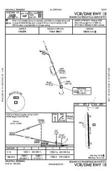 VOR/DME RWY 18 chart preview