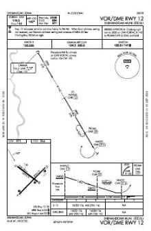 VOR/DME RWY 12 chart preview
