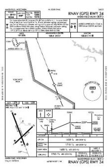 RNAV (GPS) RWY 34 chart preview
