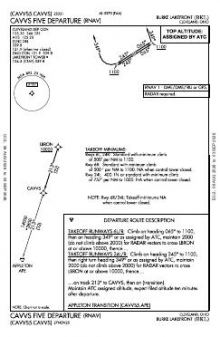 CAVVS FIVE (RNAV) chart preview