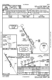ILS OR LOC RWY 34 chart preview