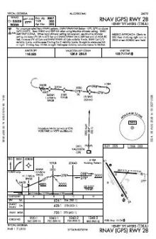 RNAV (GPS) RWY 28 chart preview