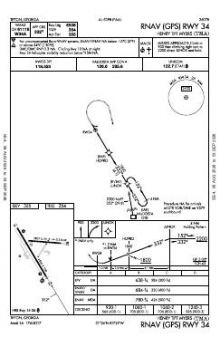 RNAV (GPS) RWY 34 chart preview