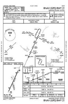 RNAV (GPS) RWY 21 chart preview