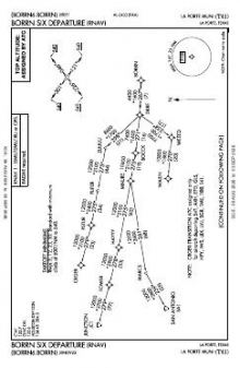 BORRN SIX (RNAV) chart preview