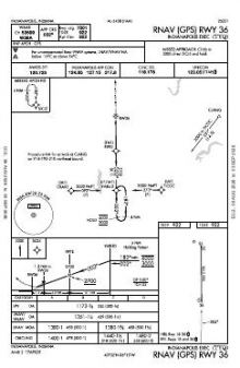 RNAV (GPS) RWY 36 chart preview