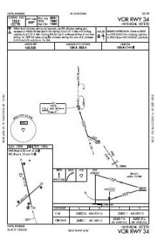 VOR RWY 34 chart preview