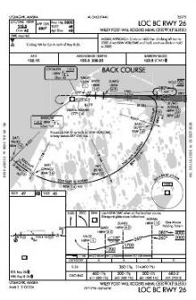 LOC BC RWY 26 chart preview