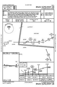 RNAV (GPS) RWY 28 chart preview
