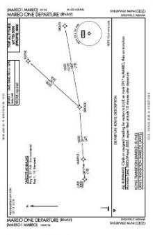 MAREO ONE (RNAV) chart preview