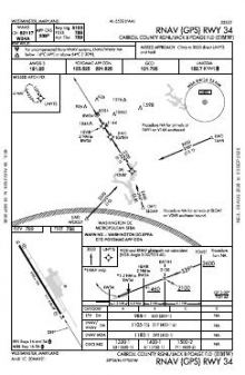 RNAV (GPS) RWY 34 chart preview