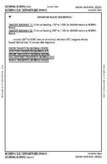 BORRN SIX (RNAV), CONT.1 chart preview