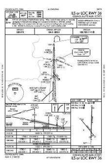 ILS OR LOC RWY 36 chart preview