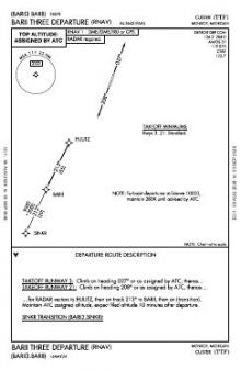 BARII THREE (RNAV) chart preview