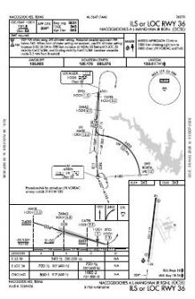 ILS OR LOC RWY 36 chart preview