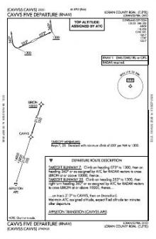CAVVS FIVE (RNAV) chart preview