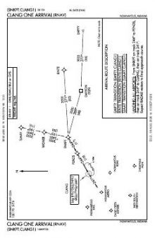 CLANG ONE (RNAV) chart preview