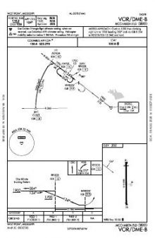VOR/DME-B chart preview