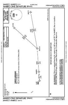 MAREO ONE (RNAV) chart preview
