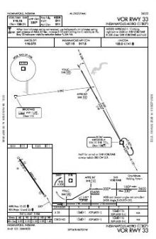 VOR RWY 33 chart preview