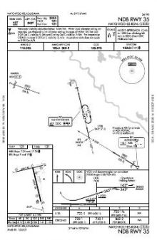 NDB RWY 35 chart preview