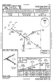 VOR/DME RWY 30 chart preview
