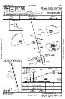 RNAV (GPS) RWY 34 chart preview