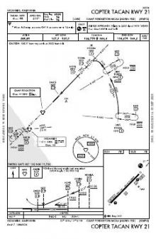 COPTER TACAN RWY 21 chart preview