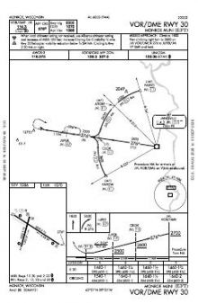 VOR/DME RWY 30 chart preview