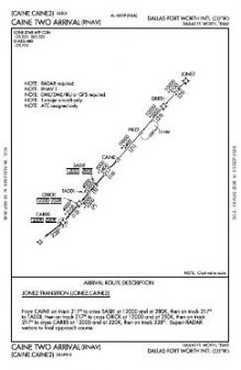 CAINE TWO (RNAV) chart preview