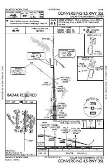 CONVERGING ILS RWY 35L chart preview