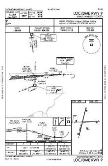 LOC/DME RWY 09 chart preview