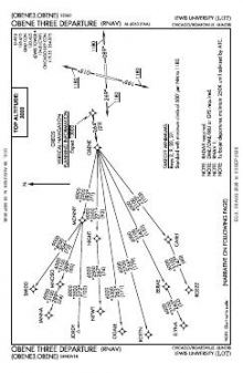 OBENE THREE (RNAV) chart preview