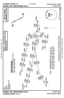 BORRN SIX (RNAV) chart preview